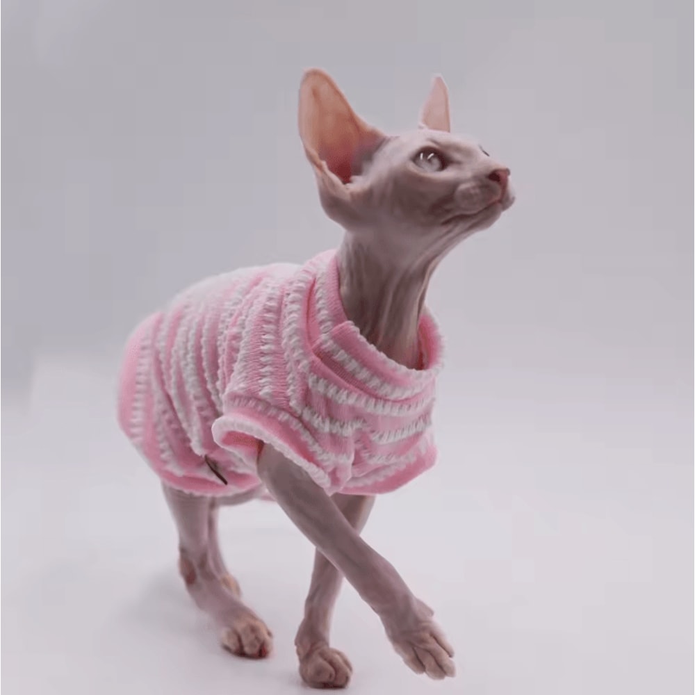 DUOMASUMI Cooling Cat Vest UltraSoft Summer Shirt For Hairless Sensitive Cats 4