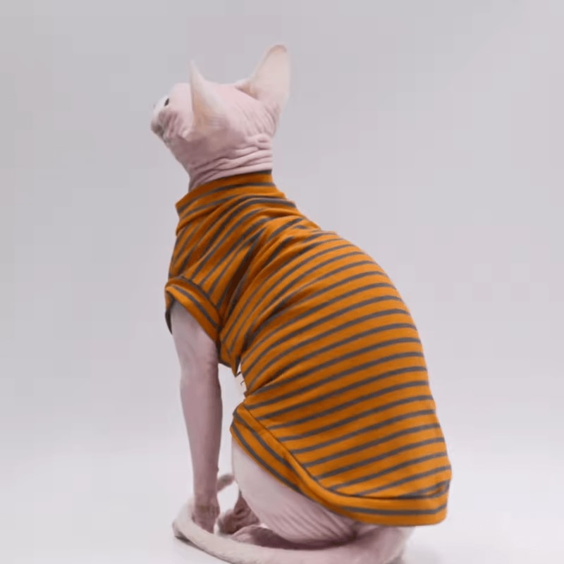 DUOMASUMI Cooling Cat Vest UltraSoft Summer Shirt For Hairless Sensitive Cats 5