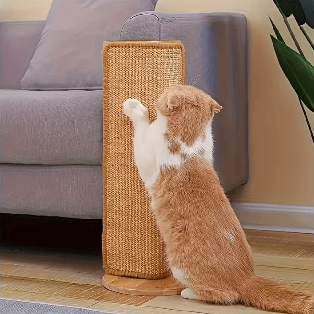 Sturdy Sisal Cat Scratching Post Natural Scratcher For Healthy Claws Furniture Protection 0