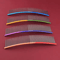 Rainbow Curved Pet Grooming Comb Stainless Steel Deshedding Detangling Comb For Cats Dogs 0