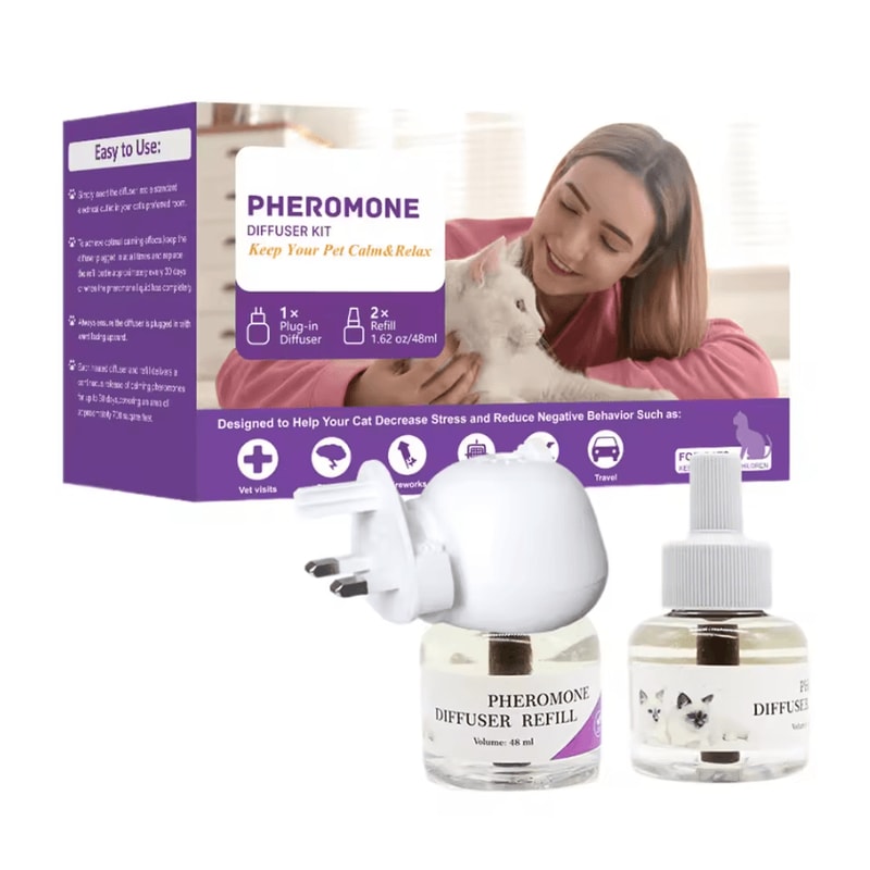 Comfort Pheromone Calming Diffuser LongLasting Stress Relief For Cats Dogs 5