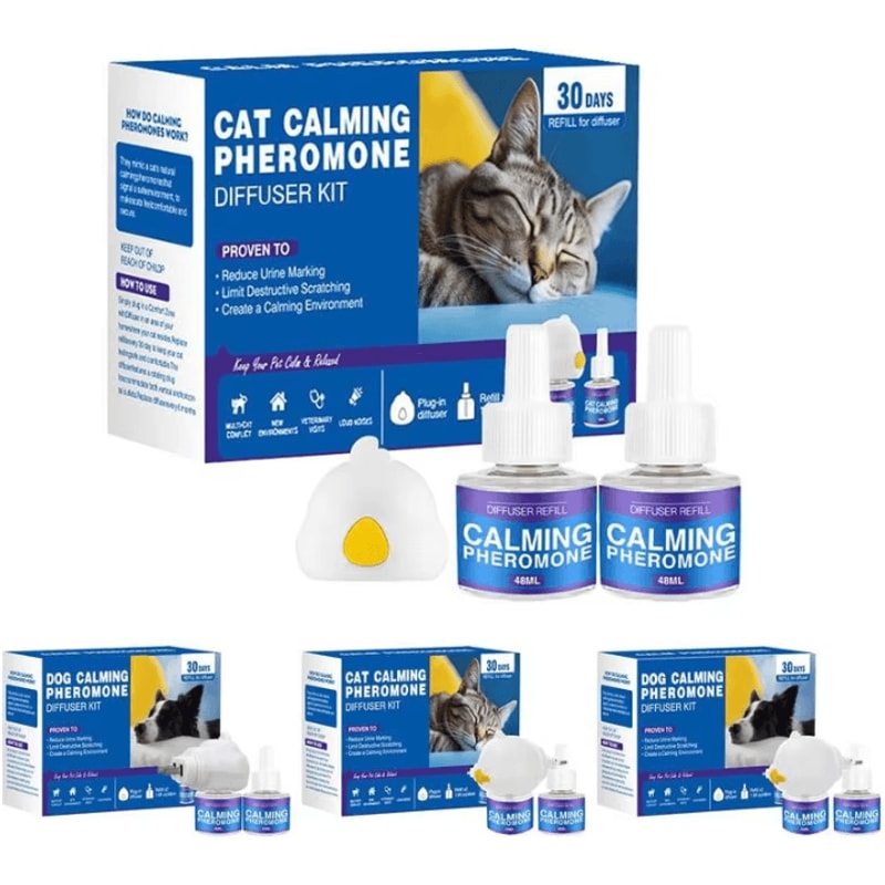 Cat Pheromone Calming Diffuser Refill 60Day Stress Relief Refill For Cats 0