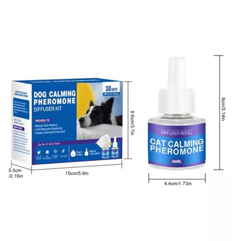 Cat Pheromone Calming Diffuser Refill 60Day Stress Relief Refill For Cats 3