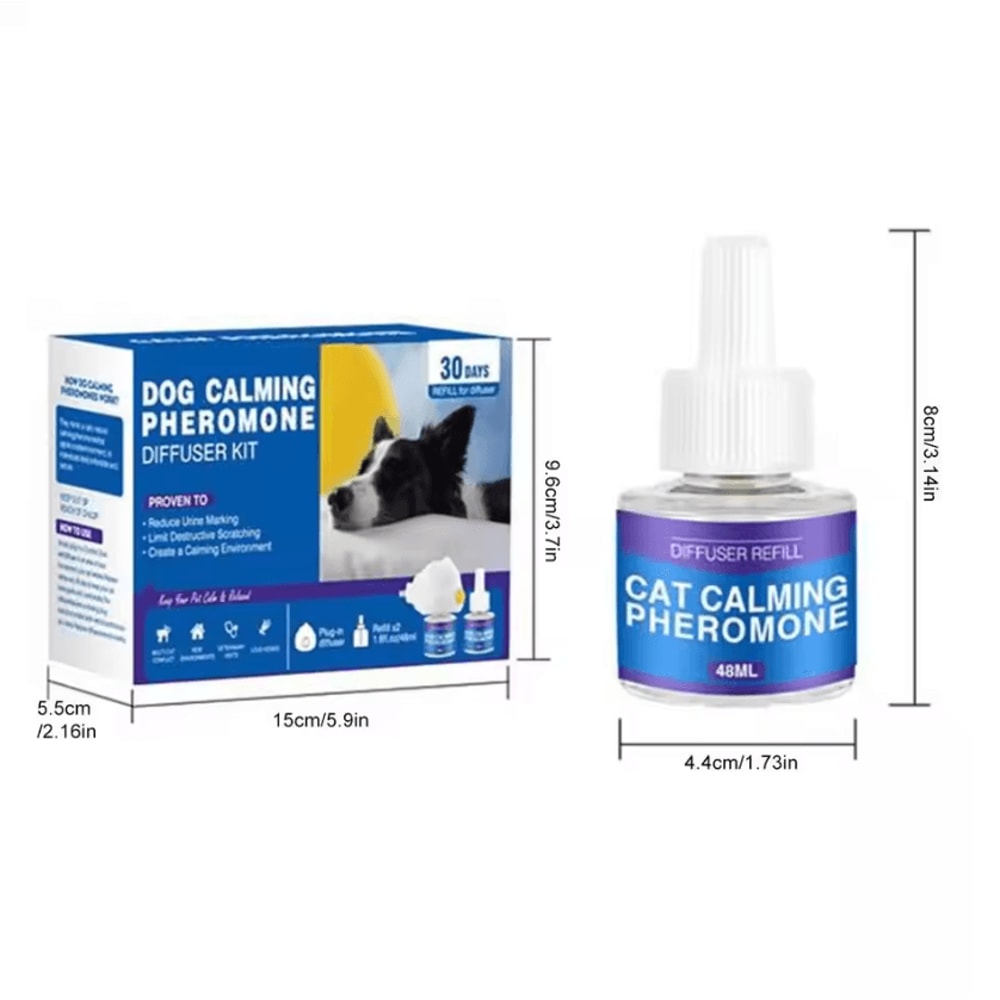 Cat Pheromone Calming Diffuser Refill 60Day Stress Relief Refill For Cats 5