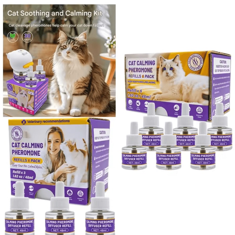 CalmPaws 4in1 Pet Pheromone Diffuser Kit For Cats Dogs 0