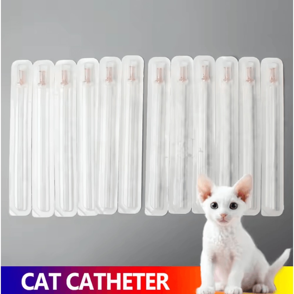SteriFlow Feline Urinary Catheter Set For Veterinary Care 0