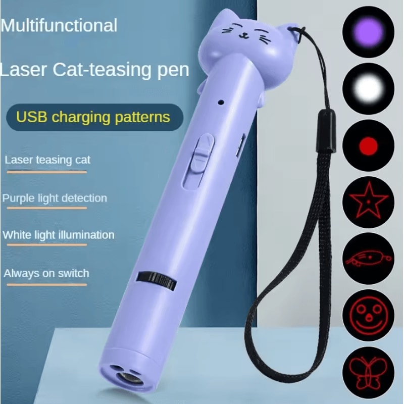 LaserPounce USB Rechargeable Interactive Cat Laser Toy 2