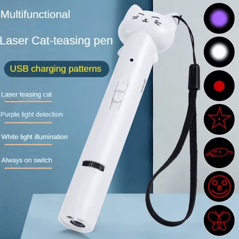 LaserPounce USB Rechargeable Interactive Cat Laser Toy 3