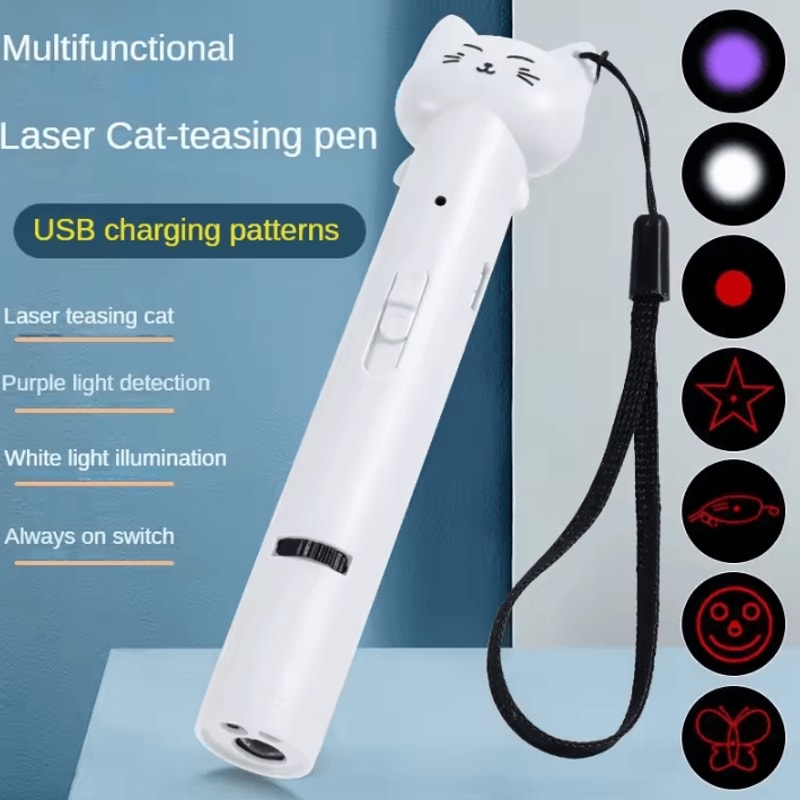 LaserPounce USB Rechargeable Interactive Cat Laser Toy 3
