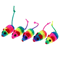 SqueakyMouse Plush Cat Toy Set 5Pack 3