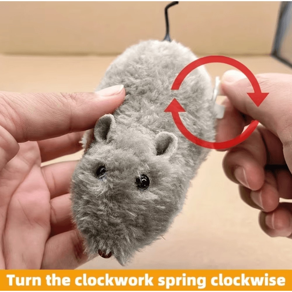 WhiskerChase SelfMoving Mechanical Mouse Cat Toy Set 4Pack 1
