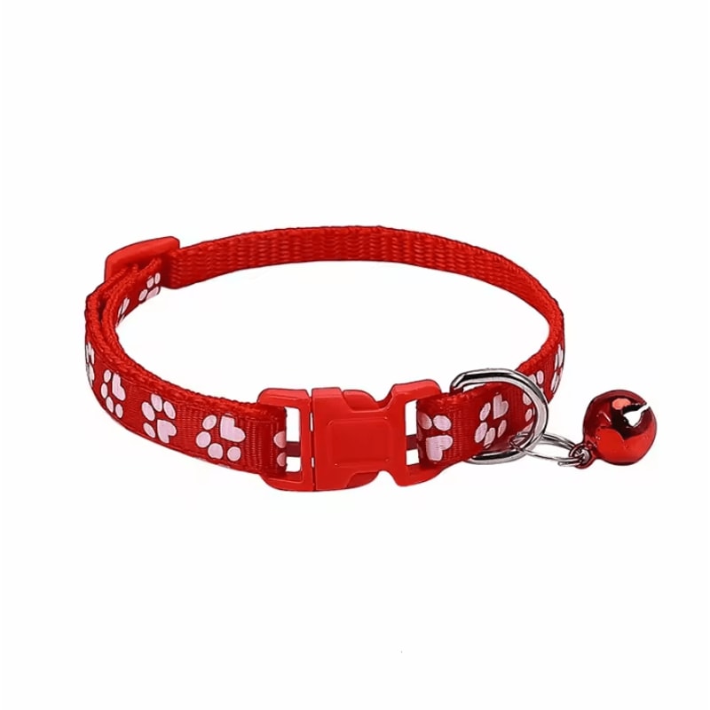 PawPrint Bell Collar For Cats Small Dogs 2