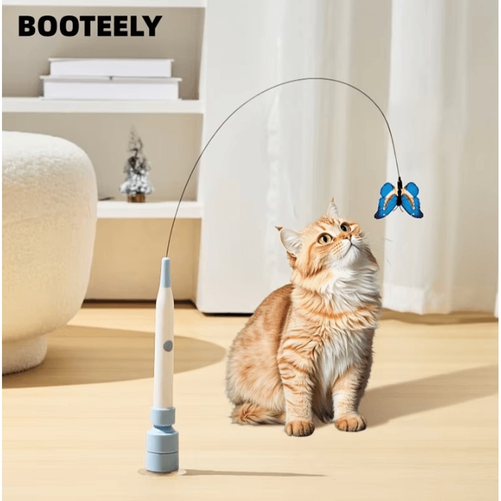 FlutterFly Suction Cup Butterfly Cat Toy 0