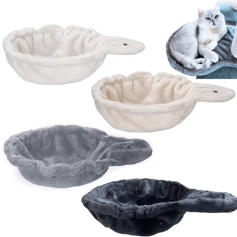 CloudNest Plush Cat Hammock Bed For Cat Trees 0