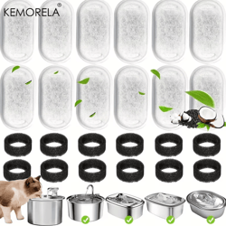 pureflow carbon filter & sponge set for cat water fountains