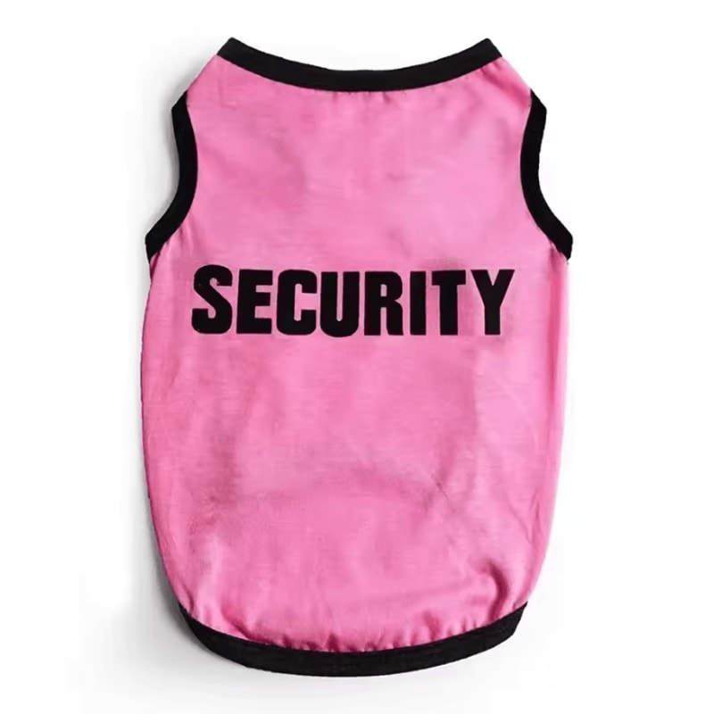 Security Pet Vest Costume For Cats Small Dogs 3