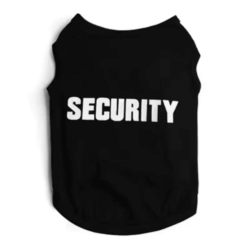 Security Pet Vest Costume For Cats Small Dogs 4
