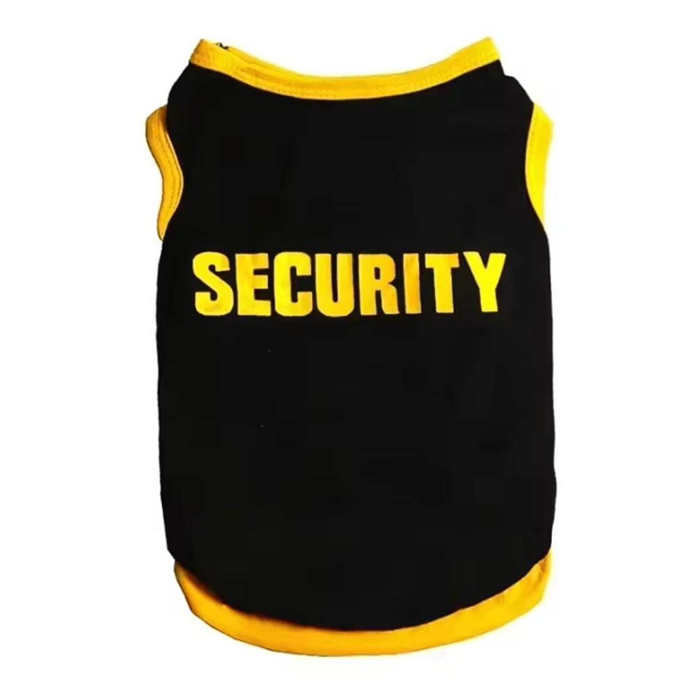 Security Pet Vest Costume For Cats Small Dogs 5