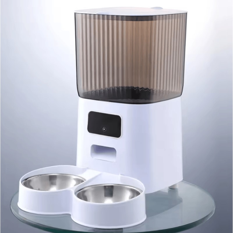 Smart WiFi Automatic Pet Feeder With HD Camera Dual Bowls 5