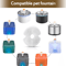 MultiFiltration Cat Water Fountain Replacement Filters 4 Pack 8 Pack 1