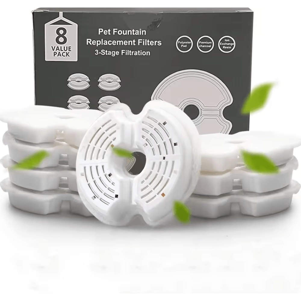 MultiFiltration Cat Water Fountain Replacement Filters 4 Pack 8 Pack 5