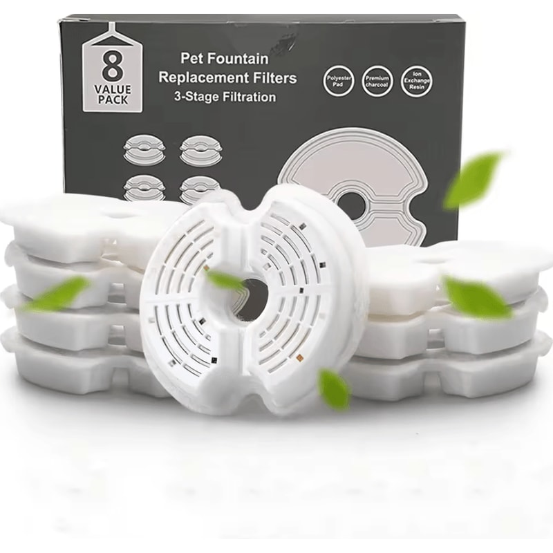 MultiFiltration Cat Water Fountain Replacement Filters 4 Pack 8 Pack 5