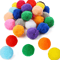 Colorful Plush Cat Toy Balls 98PCS198PCS Interactive Play Pack 2