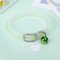 GlowintheDark Paw Print Cat Collar With Bell Safety Buckle 3