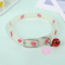 GlowintheDark Paw Print Cat Collar With Bell Safety Buckle 4