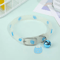 GlowintheDark Paw Print Cat Collar With Bell Safety Buckle 5