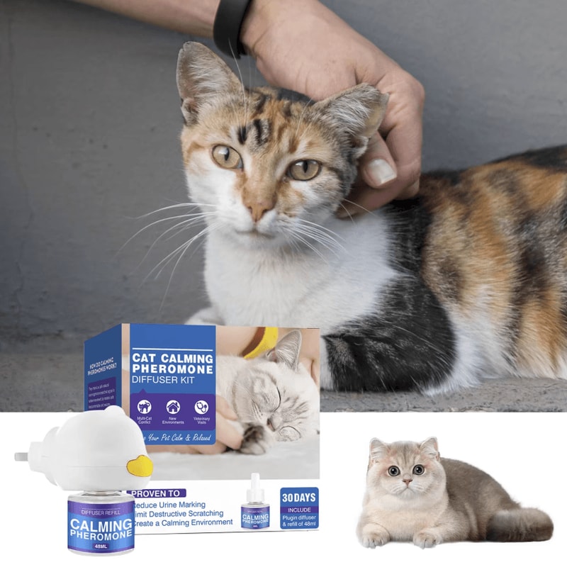 48ML Enhanced Calming Pheromone Diffuser For Cats Dogs 1
