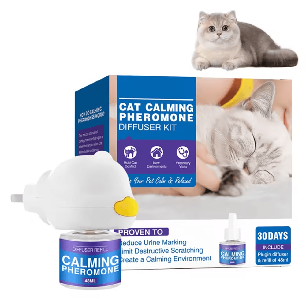 48ML Enhanced Calming Pheromone Diffuser For Cats Dogs 5