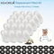 20PCS Activated Carbon Pet Water Fountain Filters With 20 Replacement Sponges 2