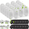 20PCS Activated Carbon Pet Water Fountain Filters With 20 Replacement Sponges 4