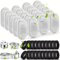 20PCS Activated Carbon Pet Water Fountain Filters With 20 Replacement Sponges 4