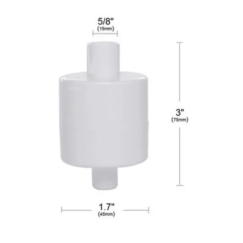 Triple Filtration Activated Carbon Replacement Filters For Els Pet 25L Water Fountain 6 Pack 2
