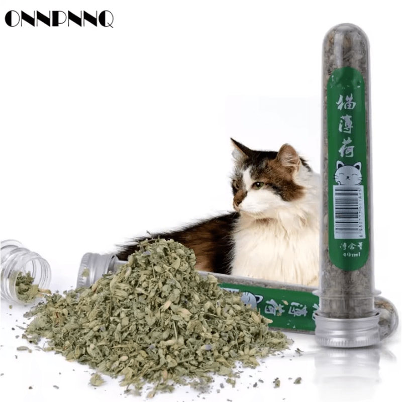 Natural Catnip Treat Tube Irresistible Catnip Snack Play Enhancer 0