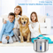 Stainless Steel Automatic Pet Water Fountain USBPowered Silent Drinking Fountain 1