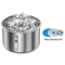 Stainless Steel Automatic Pet Water Fountain USBPowered Silent Drinking Fountain 3