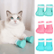 Adjustable Silicone Cat Paw Protector Boots 4PCS AntiScratch Cat Foot Covers 0