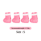 Adjustable Silicone Cat Paw Protector Boots 4PCS AntiScratch Cat Foot Covers 6