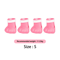Adjustable Silicone Cat Paw Protector Boots 4PCS AntiScratch Cat Foot Covers 6