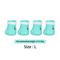 Adjustable Silicone Cat Paw Protector Boots 4PCS AntiScratch Cat Foot Covers 8
