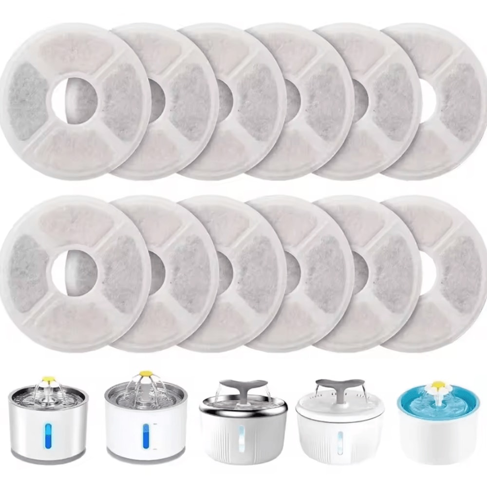 Activated Carbon Flower Fountain Replacement Filters 6PCS 12PCS Pack 0