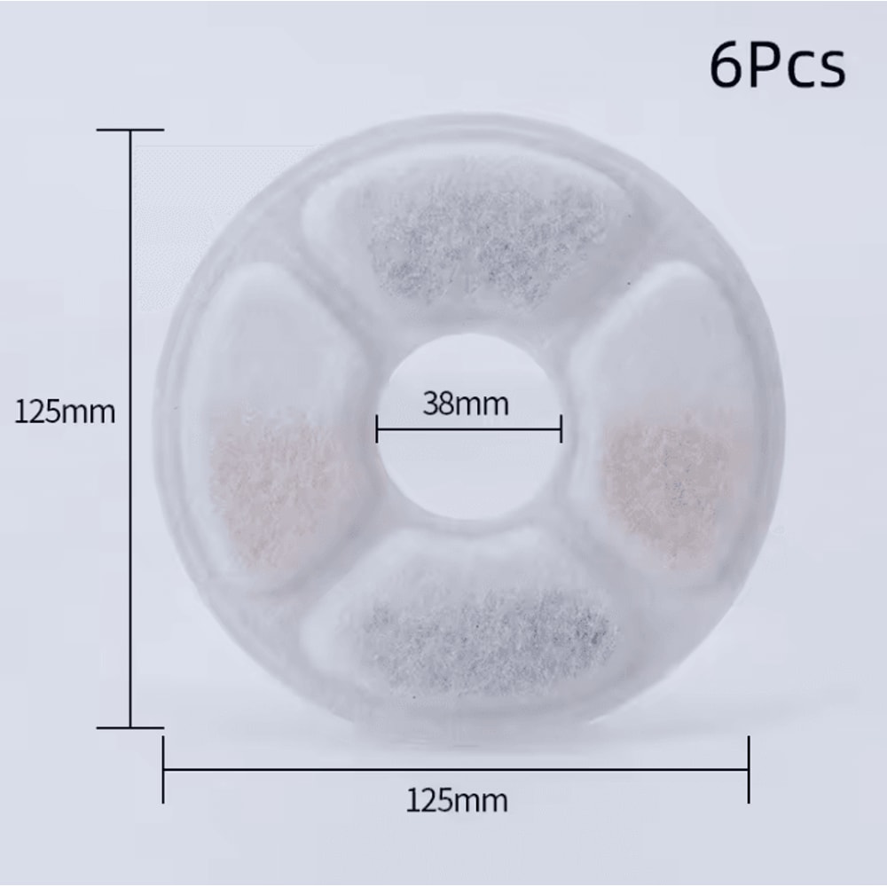 Activated Carbon Flower Fountain Replacement Filters 6PCS 12PCS Pack 4