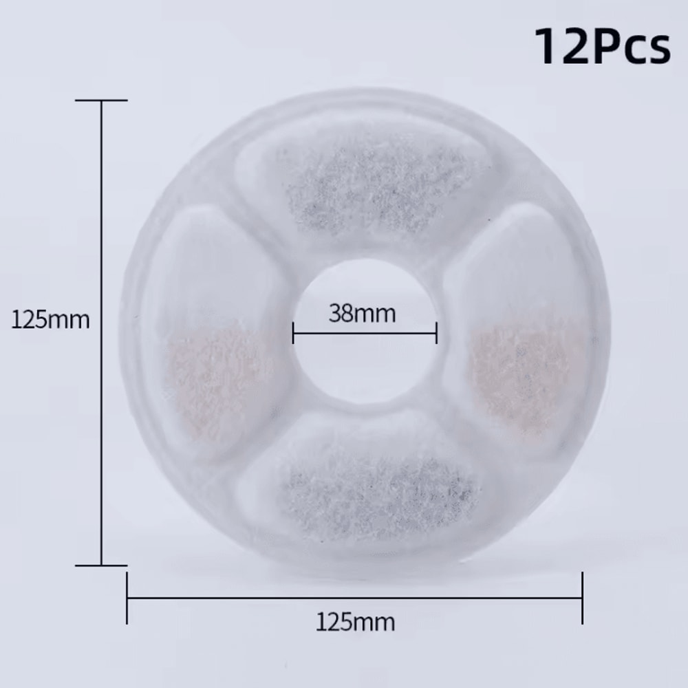 Activated Carbon Flower Fountain Replacement Filters 6PCS 12PCS Pack 5