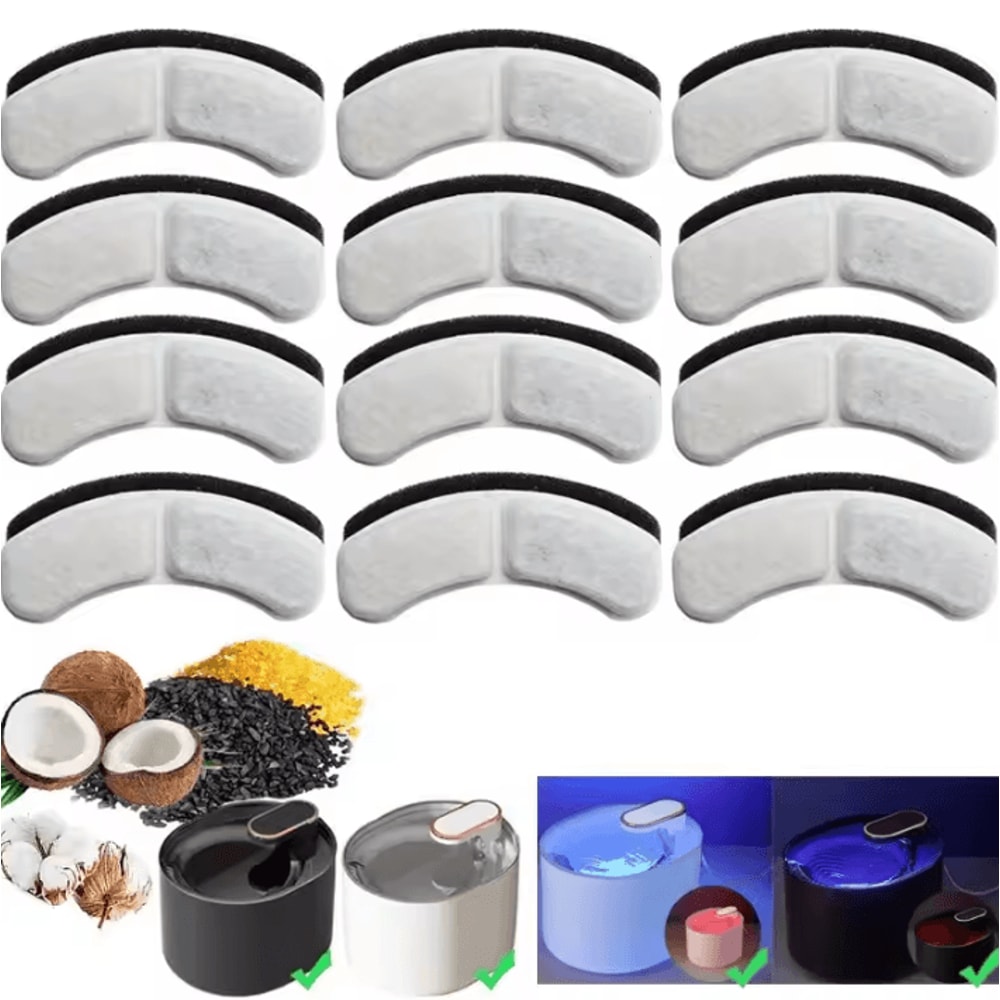 Premium Pet Water Fountain Replacement Filters Fresh Water Filtration Cartridges 0