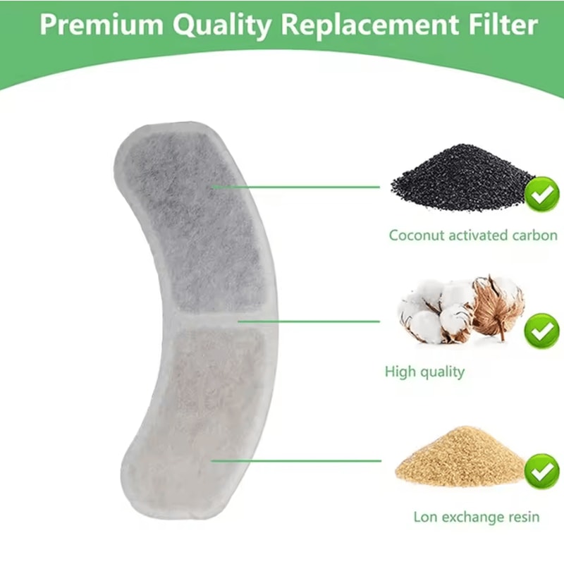 Premium Pet Water Fountain Replacement Filters Fresh Water Filtration Cartridges 2