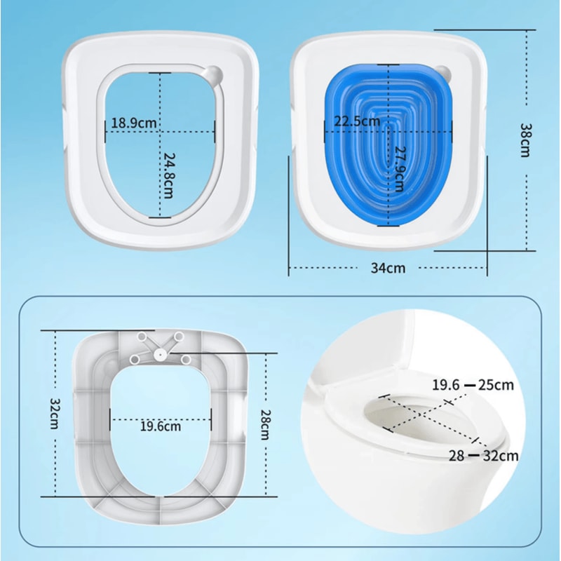 Reusable Cat Toilet Training Kit EcoFriendly Litter Box Transition System 0
