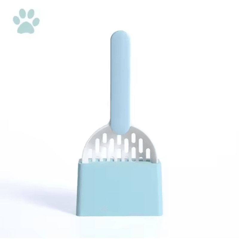 LongHandle Cat Litter Scoop Set With Storage Base 3